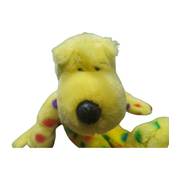Dr. Seuss Put Me In The Zoo Yellow Polka Dot Spotted 15" Kohl's Cares Plush Dog - Picture 2 of 9